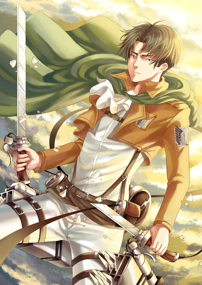 levi (shingeki no kyojin) drawn by yoneyu