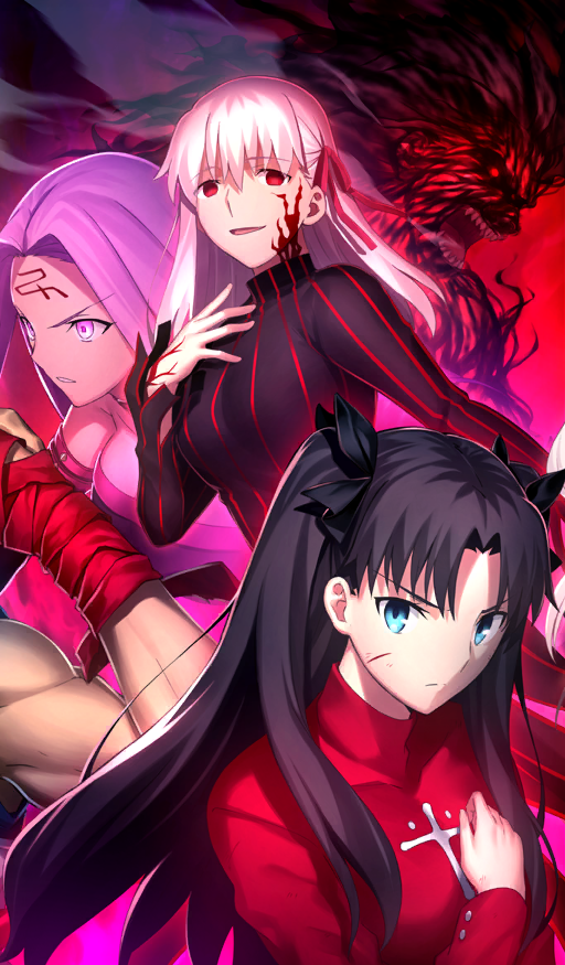 tohsaka rin, emiya shirou, matou sakura, medusa, heracles, and 1 more (fate and 3 more) drawn by endou_kaori