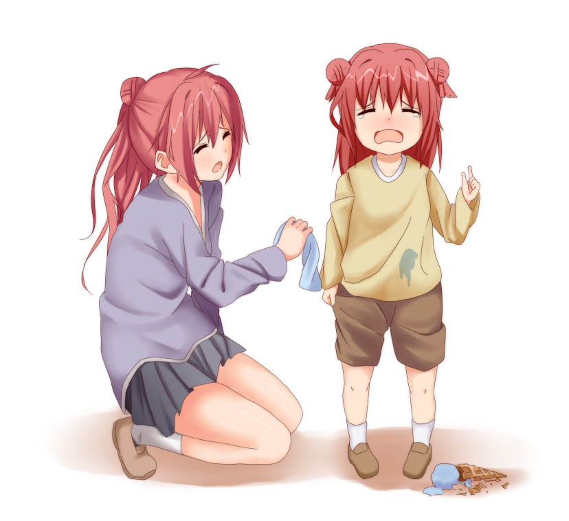 akaza akari and akaza akane (yuruyuri) drawn by yoshikano
