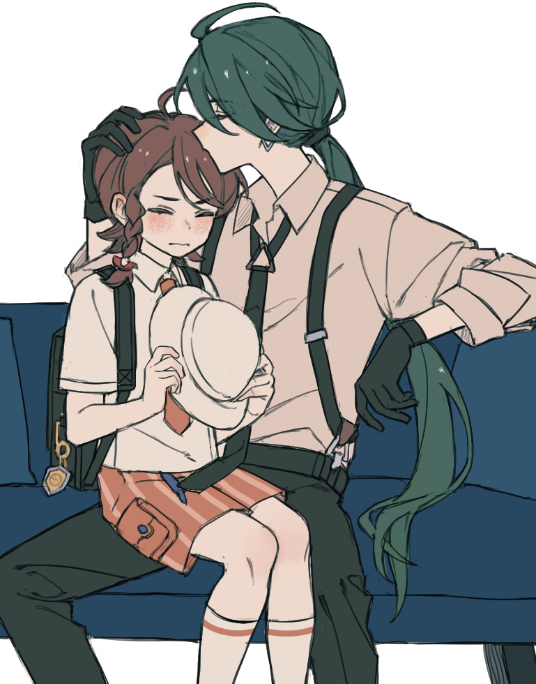 juliana and rika (pokemon and 1 more) drawn by potato_(liam0413)