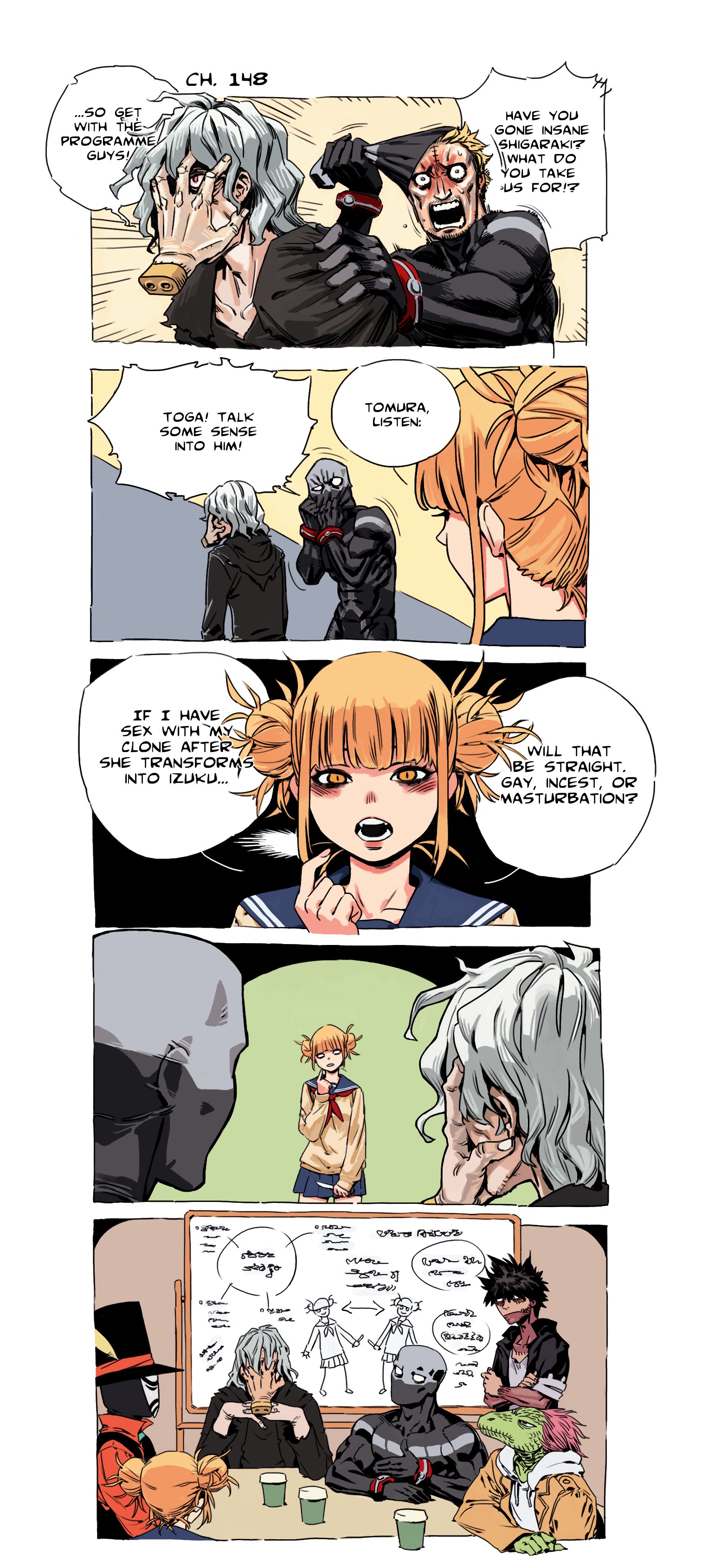 Toga Himiko Dabi Shigaraki Tomura Bubaigawara Jin Sako Atsuhiro And 1 More Boku No Hero Academia Drawn By Archvermin Danbooru