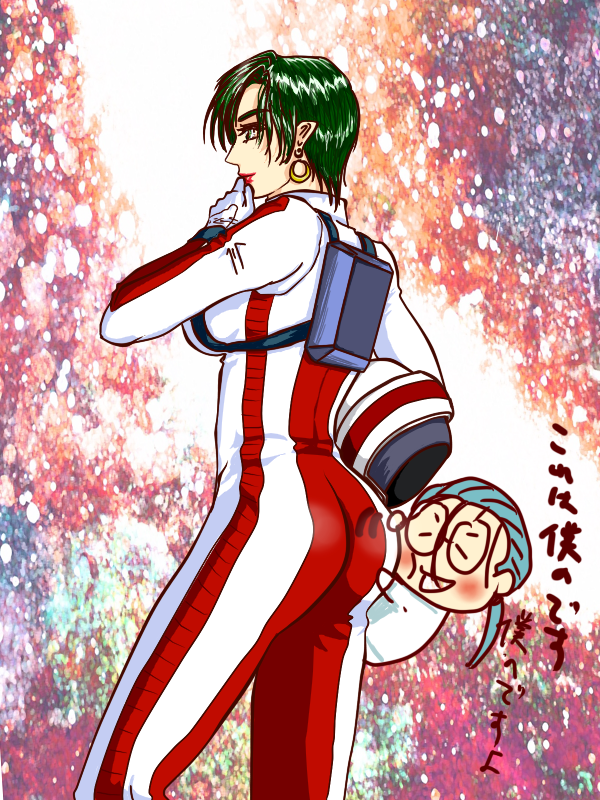 maximilian jenius and millia jenius (macross and 1 more) drawn by amami_(unburi)