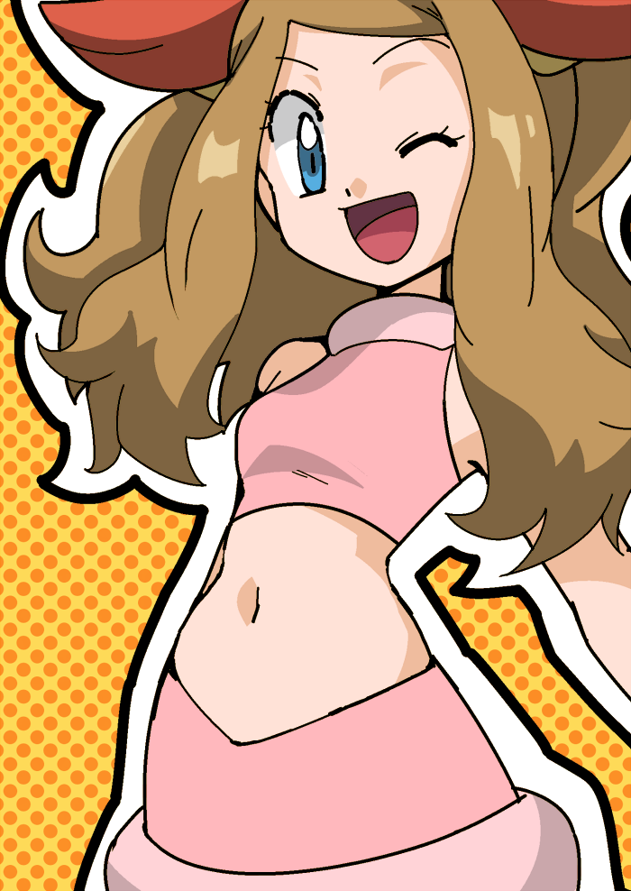 serena and fennekin (pokemon and 1 more) drawn by hainchu