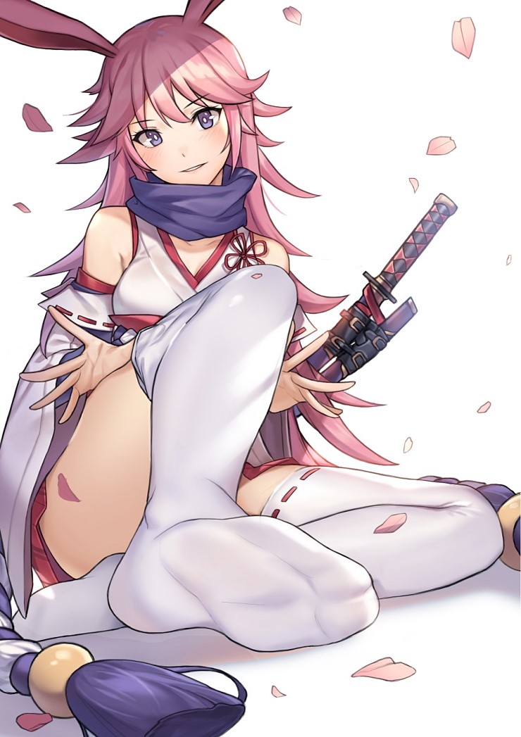 yae sakura (honkai and 1 more) drawn by piyo_(piyo8415)