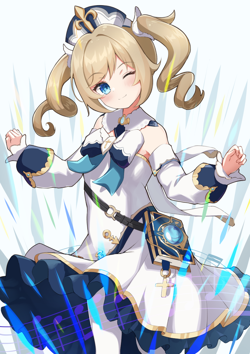 barbara (genshin impact) drawn by hiruno_ushiro
