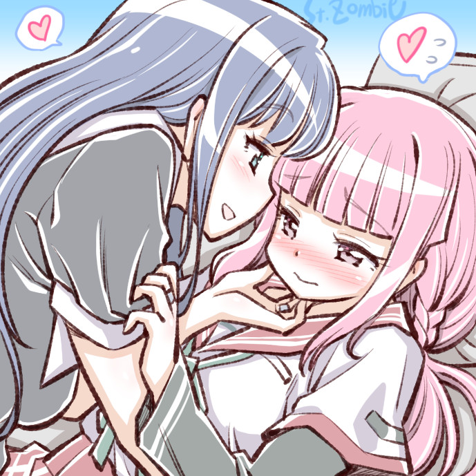 tamaki iroha and nanami yachiyo (mahou shoujo madoka magica and 1 more) drawn by studiozombie