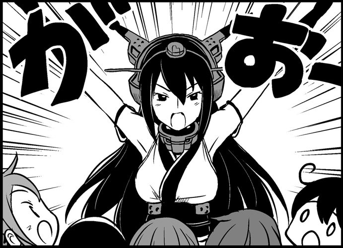 nagato, ushio, akebono, sazanami, and oboro (kantai collection) drawn by saiguchi_otoufu
