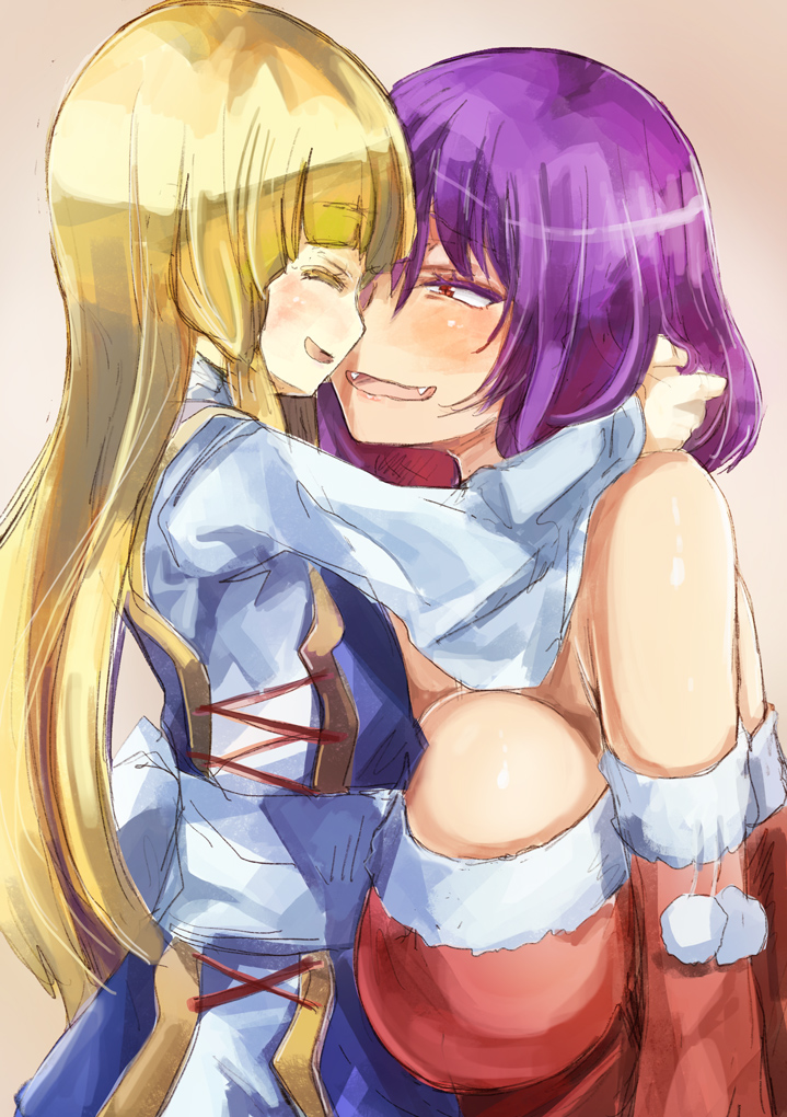 moriya suwako and yasaka kanako (touhou) drawn by yohane