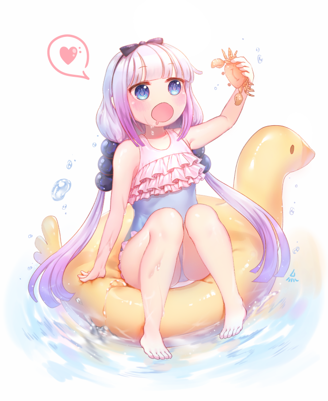 kanna kamui (kobayashi-san chi no maidragon) drawn by ozzingo