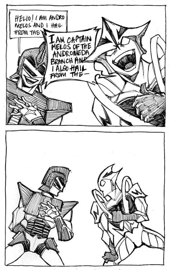melos and andro melos (ultra series and 2 more) drawn by ju5tab0r3d1