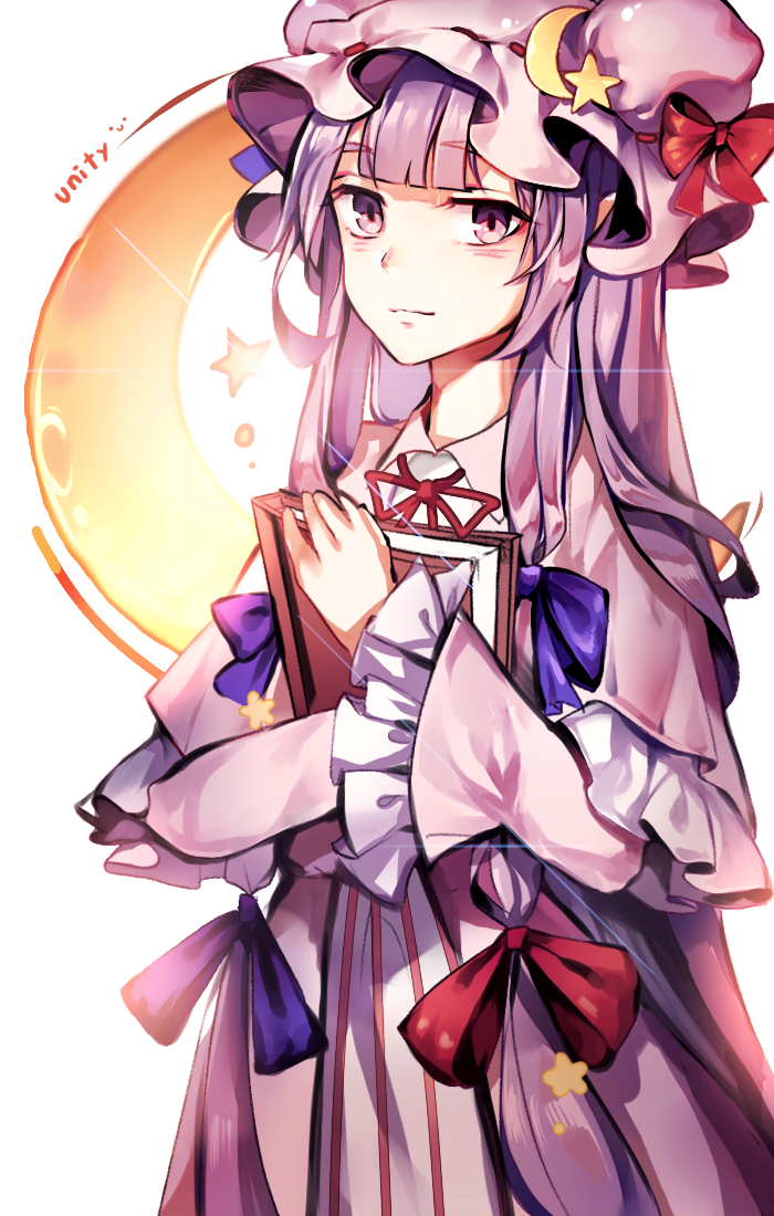 patchouli knowledge (touhou and 1 more) drawn by a_maru