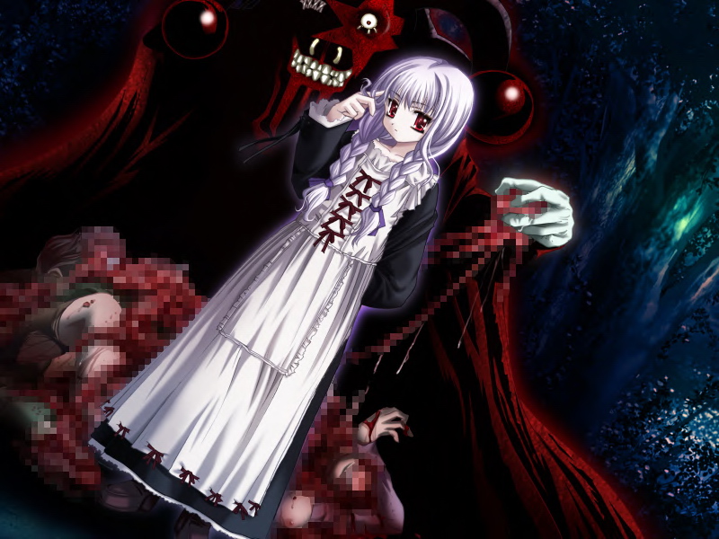 yuka and gore (gore screaming show) drawn by ueda_metawo