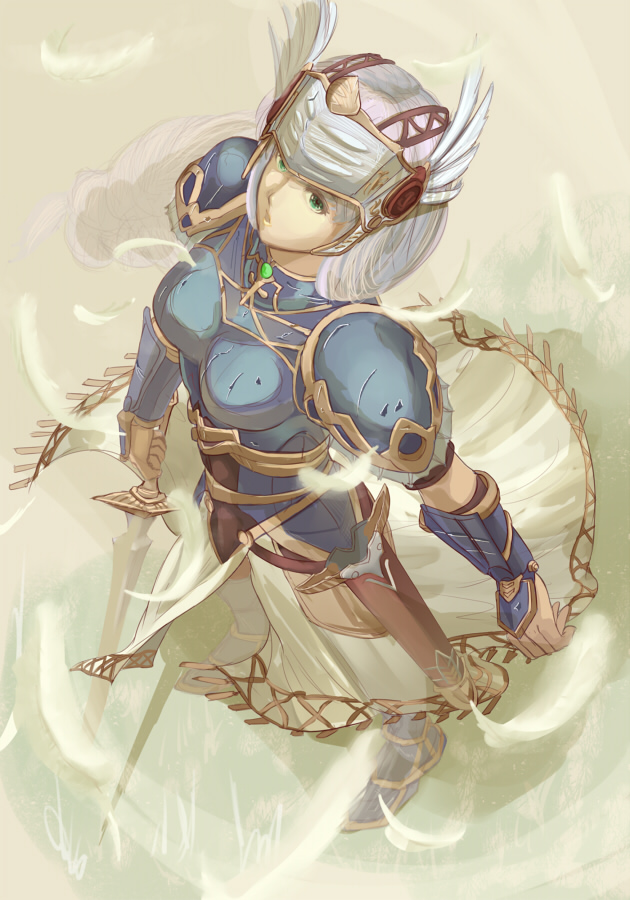 lenneth valkyrie (valkyrie profile) drawn by nonji_(sayglo_halo)