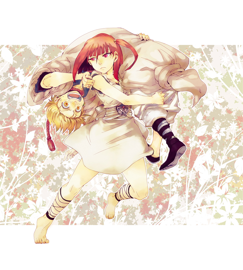 morgiana and alibaba saluja (magi the labyrinth of magic) drawn by kakuu