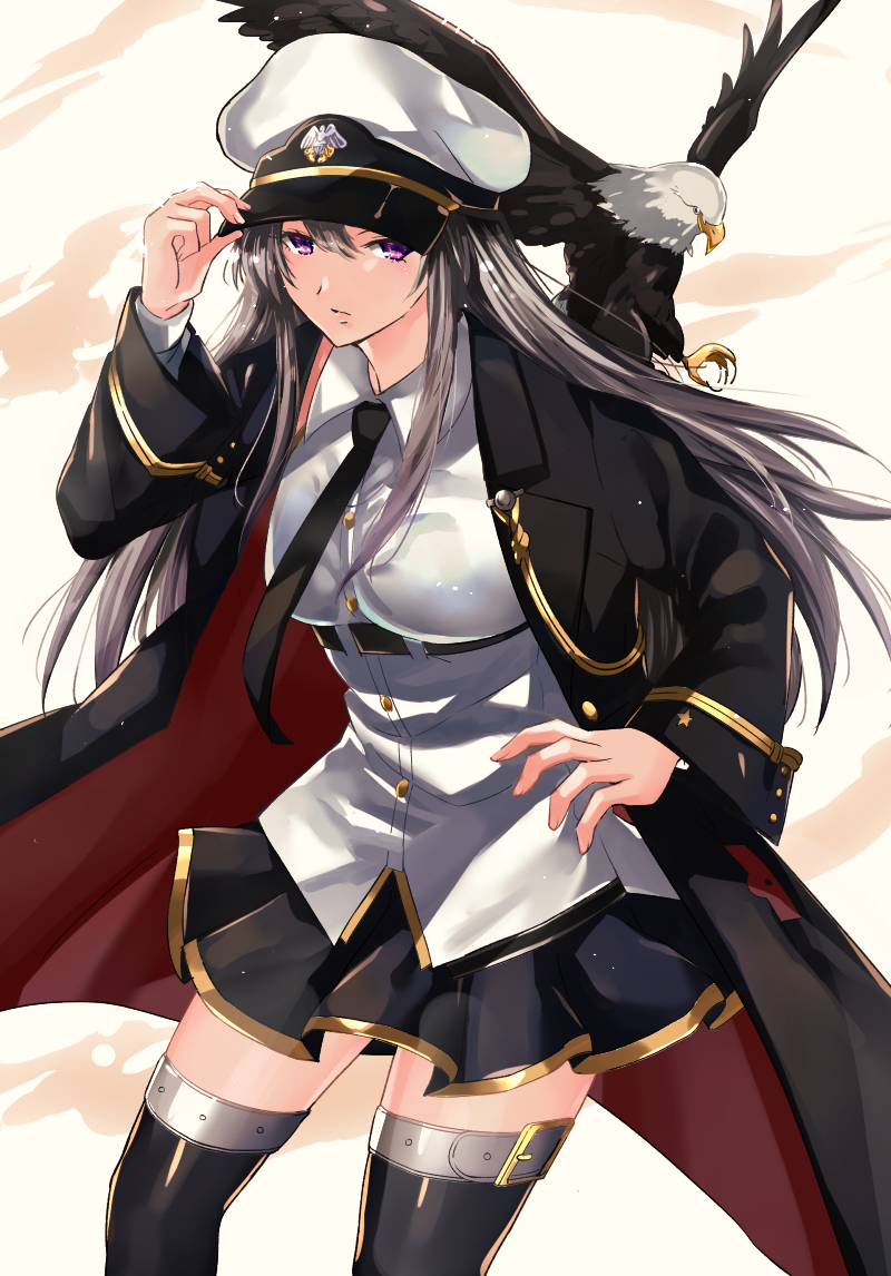 enterprise and grim (azur lane) drawn by kitsutsukida_yo