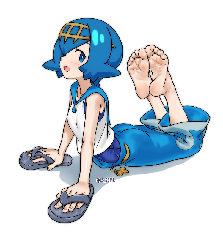 lana (pokemon and 1 more) drawn by tsukimaru_(ls_99ml)