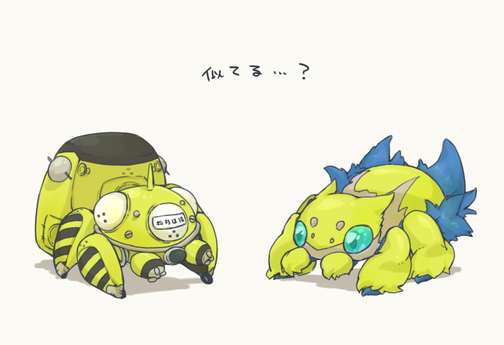 tachikoma and galvantula (pokemon and 1 more) drawn by yukichi_(yukichingaga)