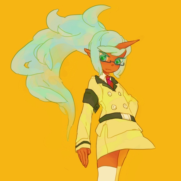 kneesocks (panty & stocking with garterbelt) drawn by epo_(papier)