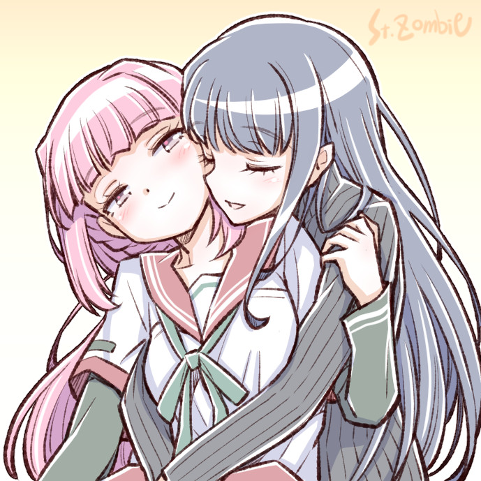 tamaki iroha and nanami yachiyo (mahou shoujo madoka magica and 1 more) drawn by studiozombie