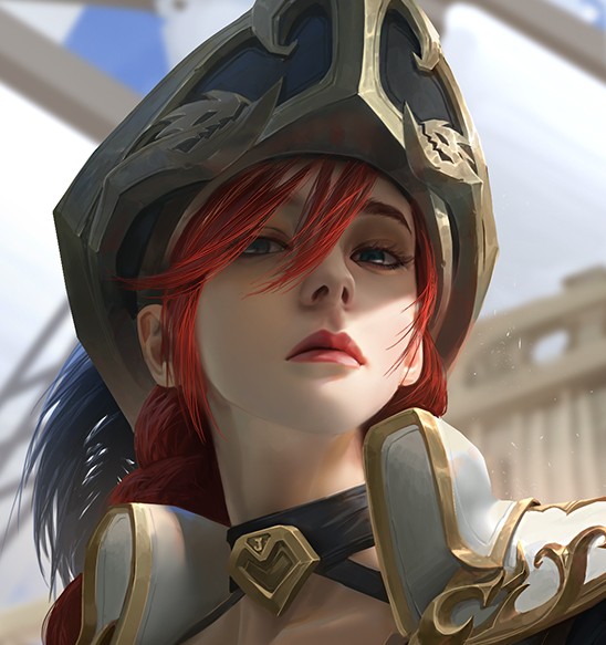 miss fortune and captain fortune (league of legends) drawn by lejia_chan