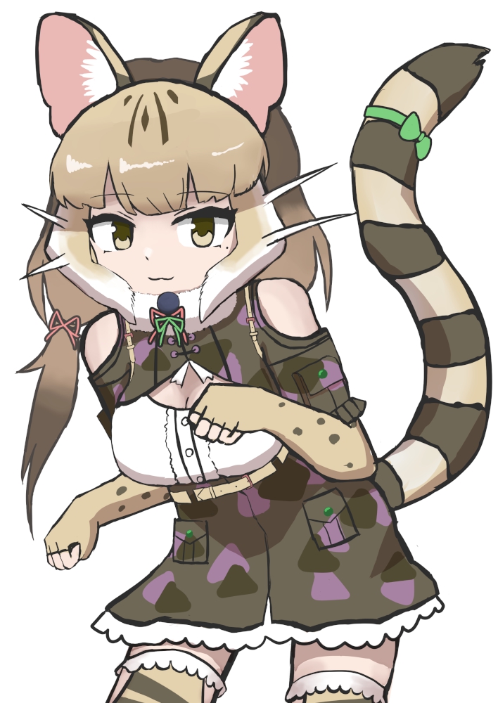 jungle cat (kemono friends and 1 more) drawn by wellwich