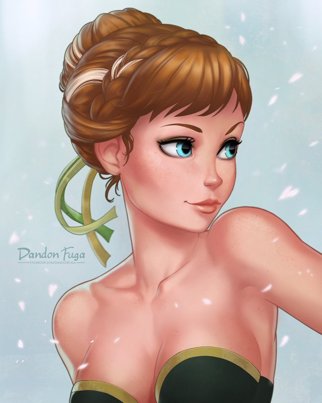 anna (frozen) drawn by dandon_fuga
