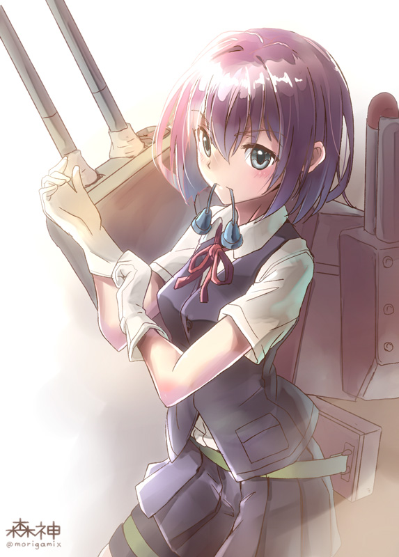 shiranui (kantai collection) drawn by morigami_(morigami_no_yashiro)
