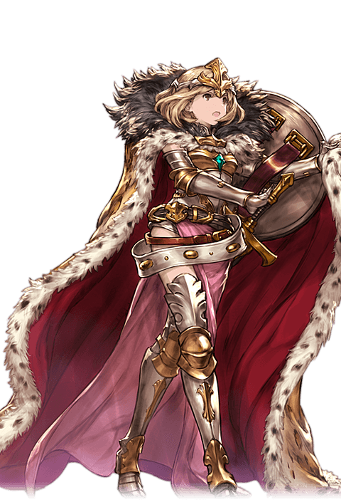 djeeta and weapon master (granblue fantasy) drawn by minaba_hideo