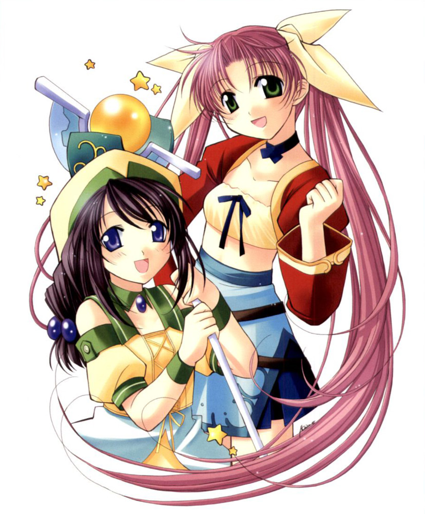 saaria wynes and fia note (angelic serenade and 2 more) drawn by naruse_chisato