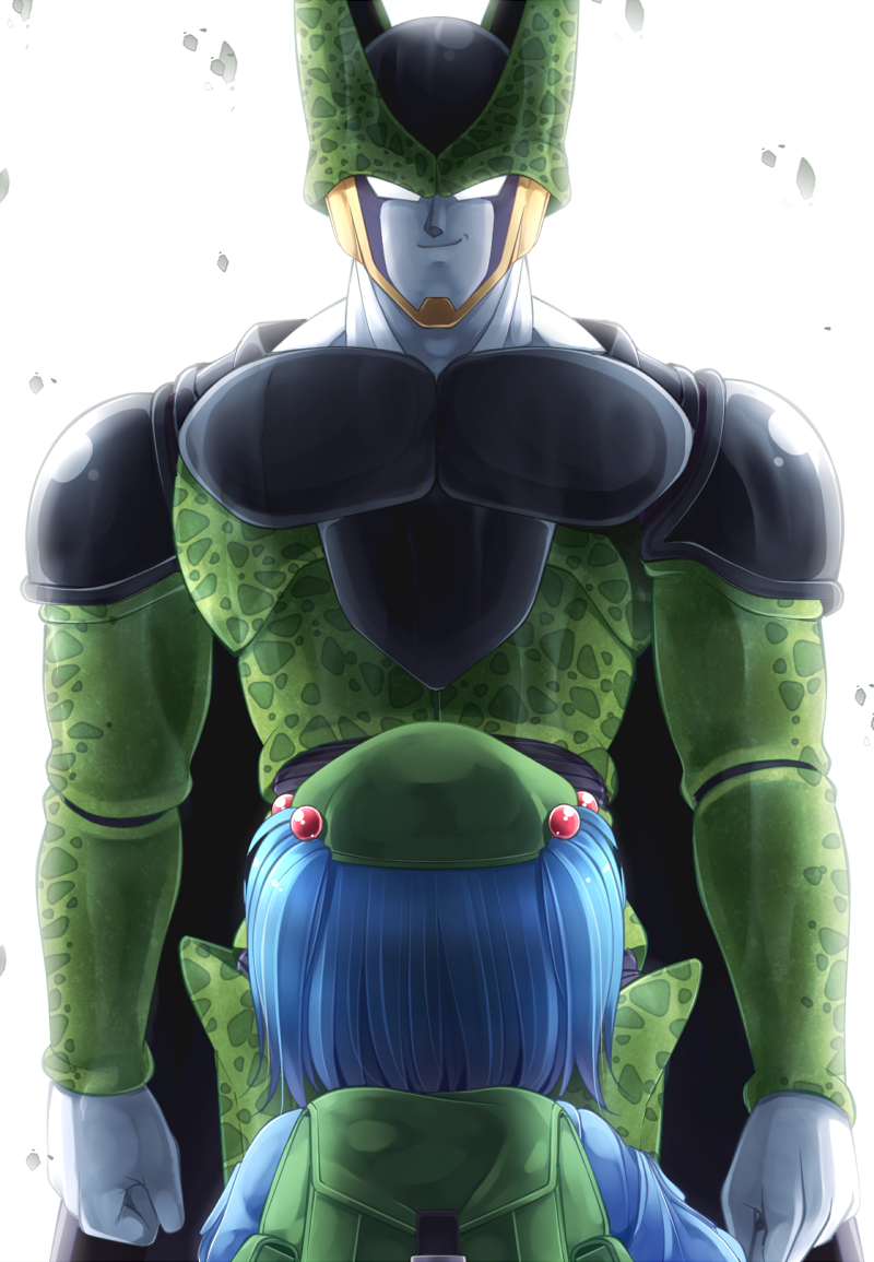 kawashiro nitori, cell, and perfect cell (touhou and 2 more) drawn by komimiyako