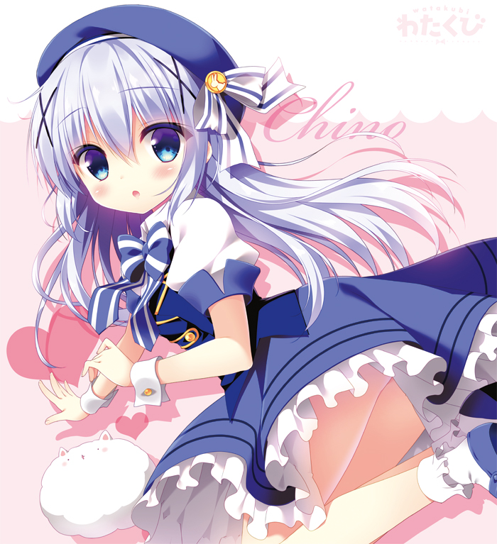 kafuu chino and tippy (gochuumon wa usagi desu ka?) drawn by sasai_saji