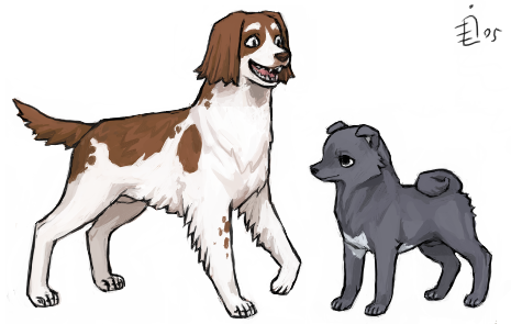 kojima mizuiro and asano keigo (bleach) drawn by emlan