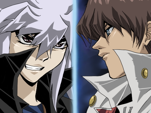 kaiba seto and yami bakura (yu-gi-oh! and 1 more)