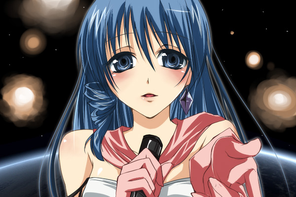 lynn minmay (macross and 2 more) drawn by sakaki_una