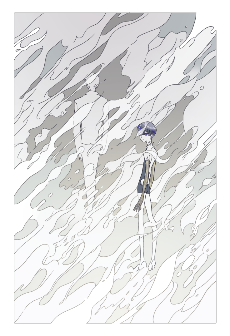 phosphophyllite and aechmea (houseki no kuni) drawn by toooka