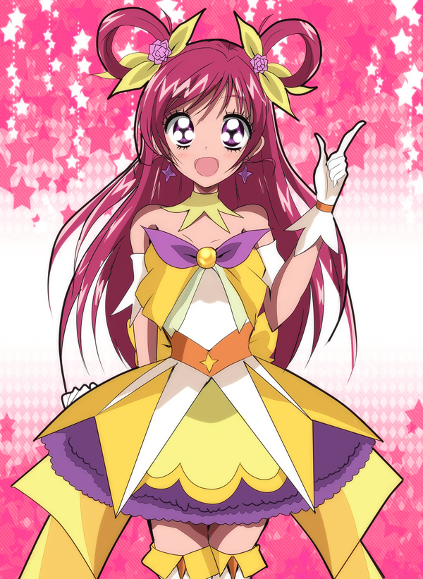 yumehara nozomi, cure dream, and cure twinkle (precure and 2 more) drawn by haru_(nature_life)