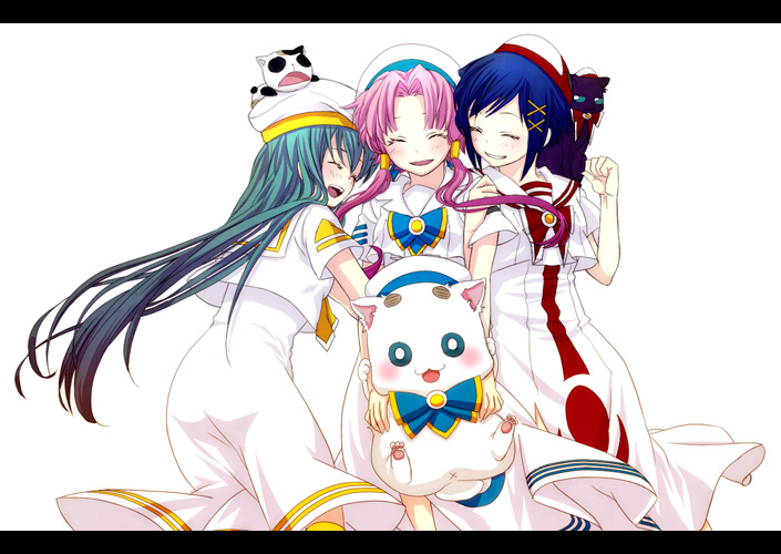 mizunashi akari, alice carroll, aika granzchesta, aria pokoteng, president maa, and 1 more (aria) drawn by yonko