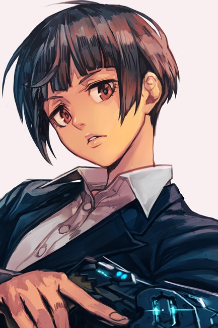 tsunemori akane (psycho-pass) drawn by hungry_clicker