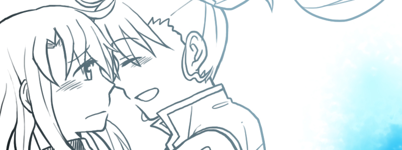 yagami hayate and vivio (lyrical nanoha and 1 more) drawn by danpaca