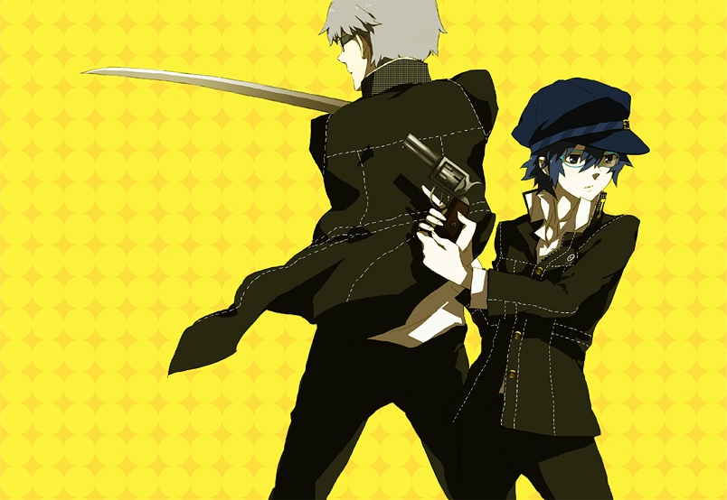 narukami yu and shirogane naoto (persona and 1 more) drawn by mitsuki_(esmeralda)
