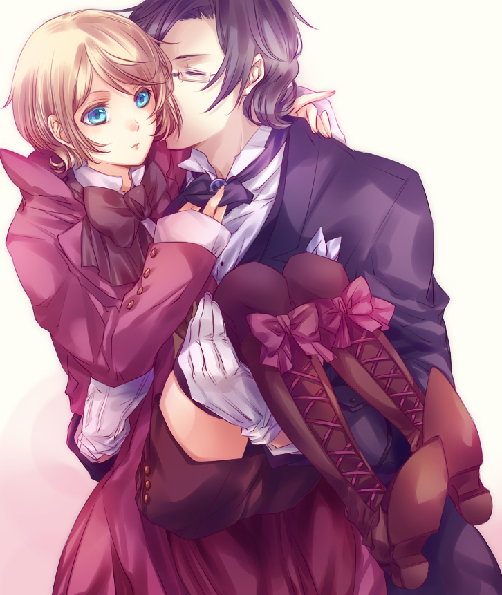 alois trancy and claude faustus (kuroshitsuji) drawn by yamada_ako