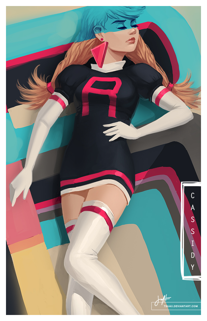 cassidy (pokemon) drawn by tsuaii