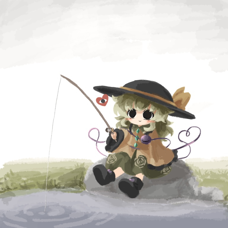 komeiji koishi (touhou and 1 more) drawn by heripantomorrow