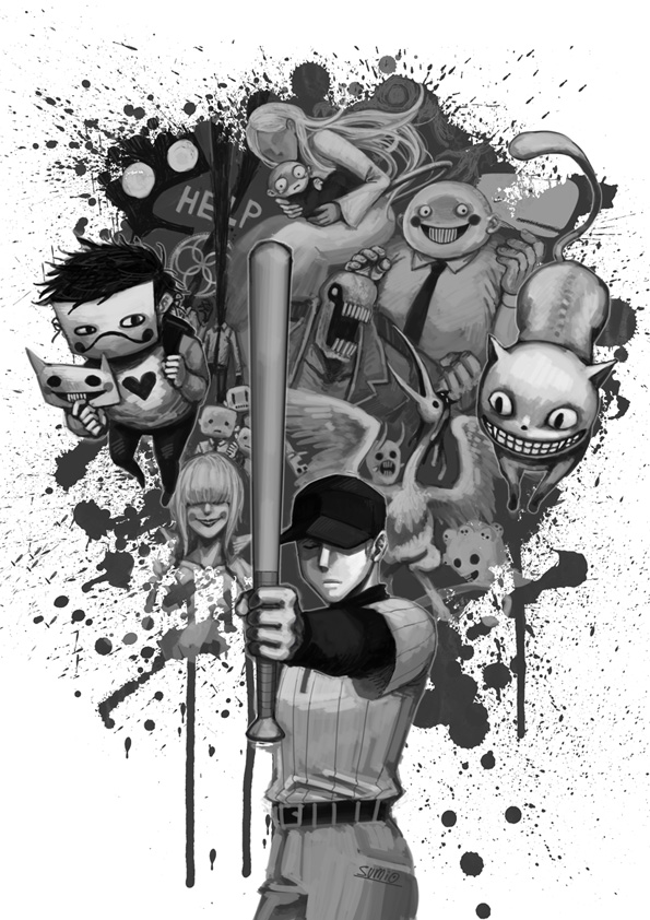 the batter, add-on, spectre, zacharie, the judge, and 10 more (off) drawn by sumio_(mas_maru)