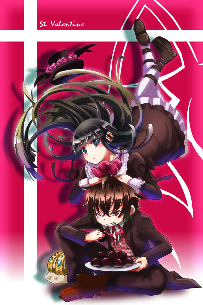 adashino benio and enmadou rokuro (sousei no onmyouji) drawn by shinapun