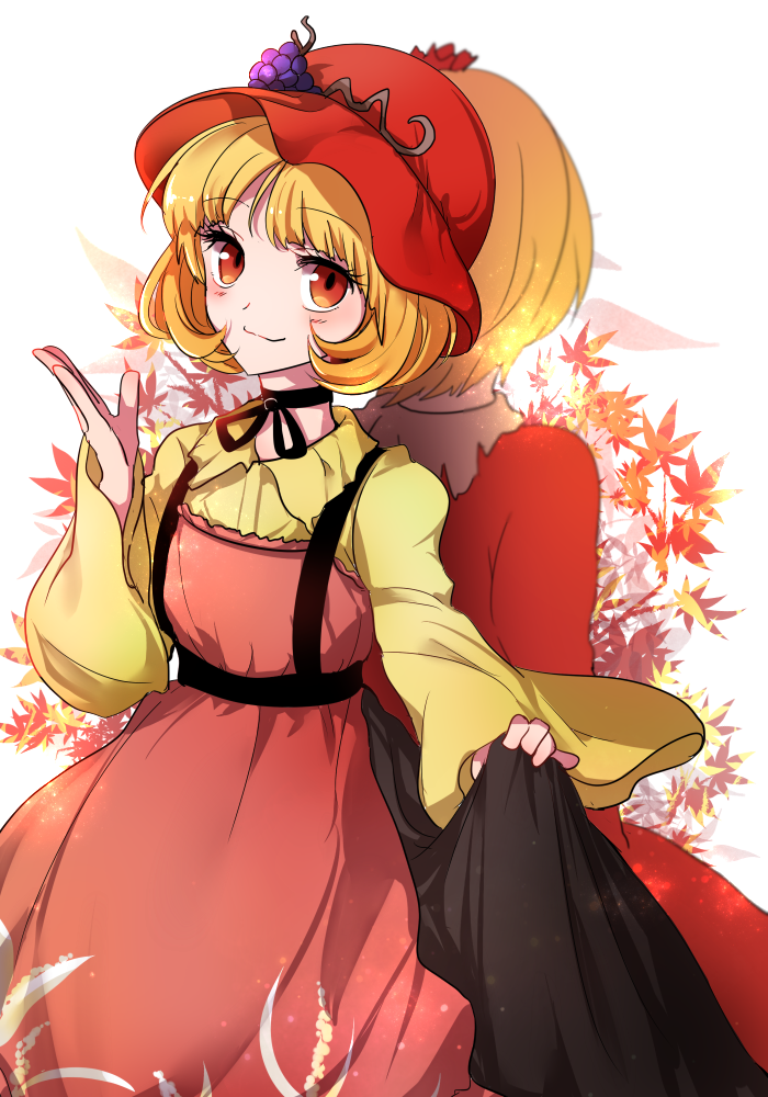 aki minoriko and aki shizuha (touhou and 1 more) drawn by makotono_(makotono_00)