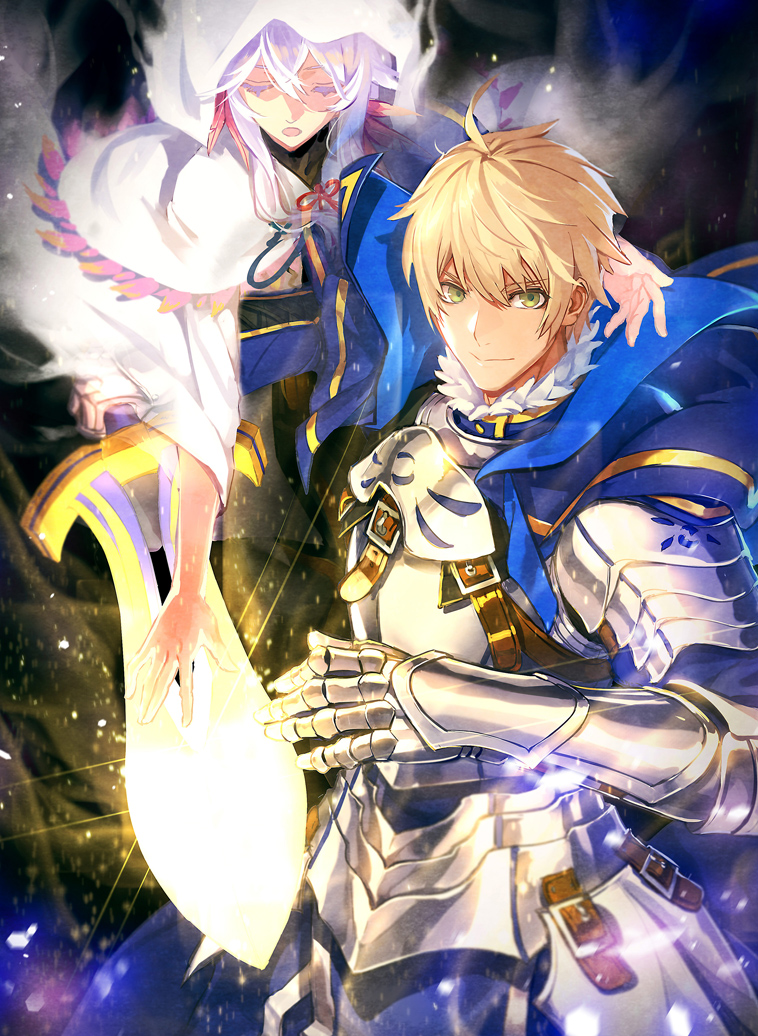 merlin and arthur pendragon (fate and 2 more) drawn by ryuuzaki_ichi