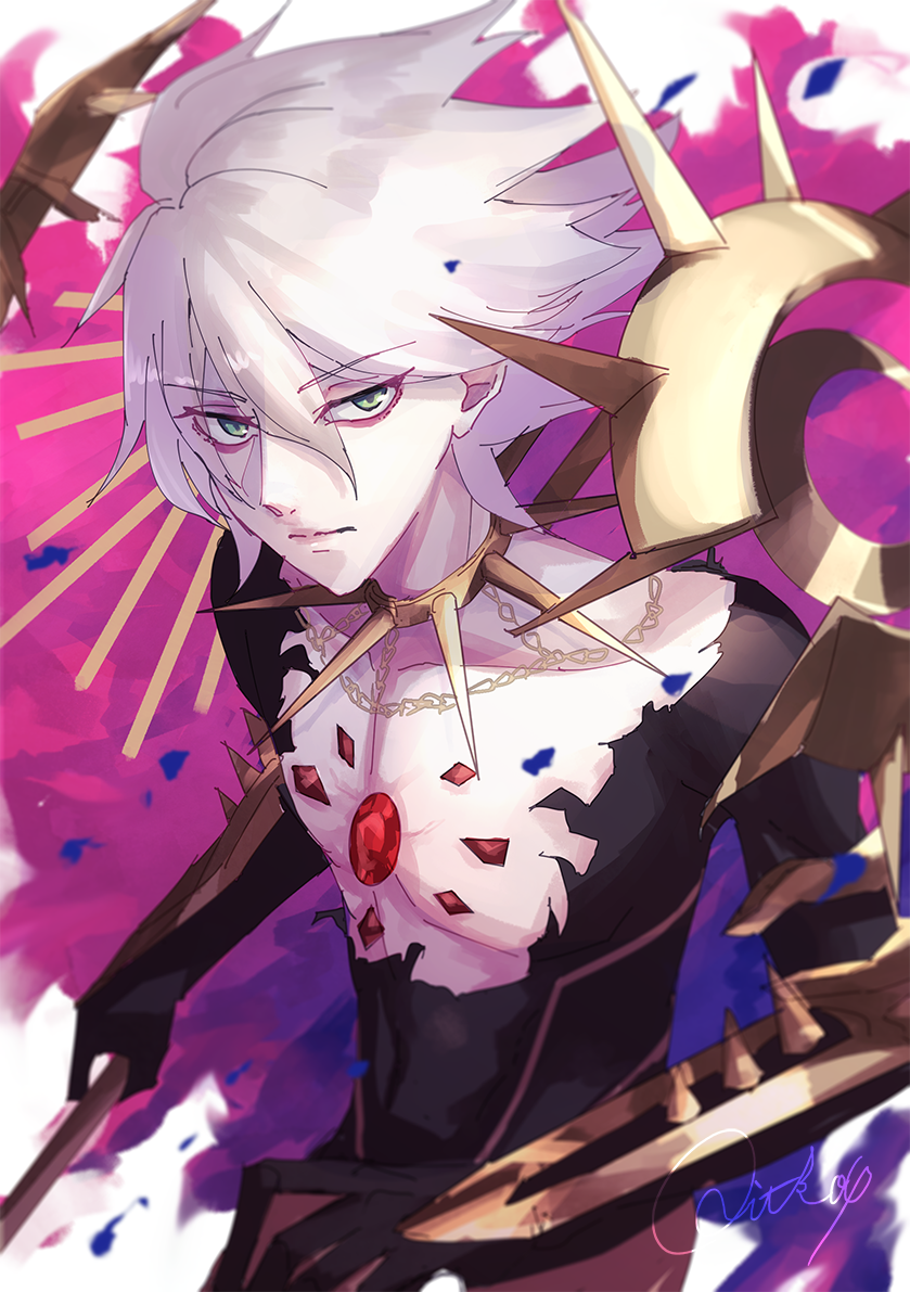 karna (fate and 1 more) drawn by itsuki_(gin)