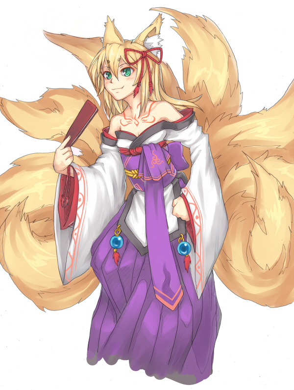 tamamo (mon-musu quest!) drawn by purutoppu_(toranohige)