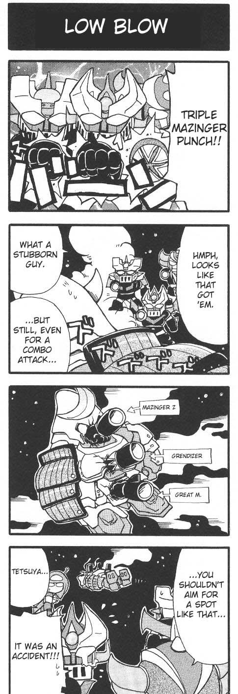 mazinger z, grendizer, great mazinger, and gilgazamune (super robot wars and 4 more)